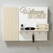 Designer key holder for the panel and intercom "Welcome Home"