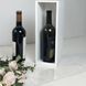 Wine box with transparent wall