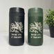 Thermal mug in black with patriotic design