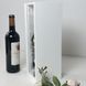 Wine box with transparent wall