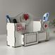 Stationery calendar stand with company logo