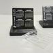Desk calendar with acrylic inserts and company logo