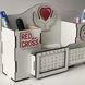 Stationery calendar stand with company logo
