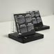 Desk calendar with acrylic inserts and company logo