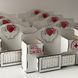 Stationery calendar stand with company logo