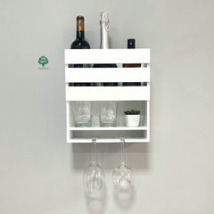 Wall shelf for bottles, glasses and glasses Loft Mini