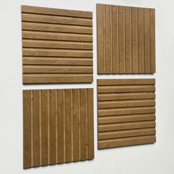 Decorative 3D wood panels