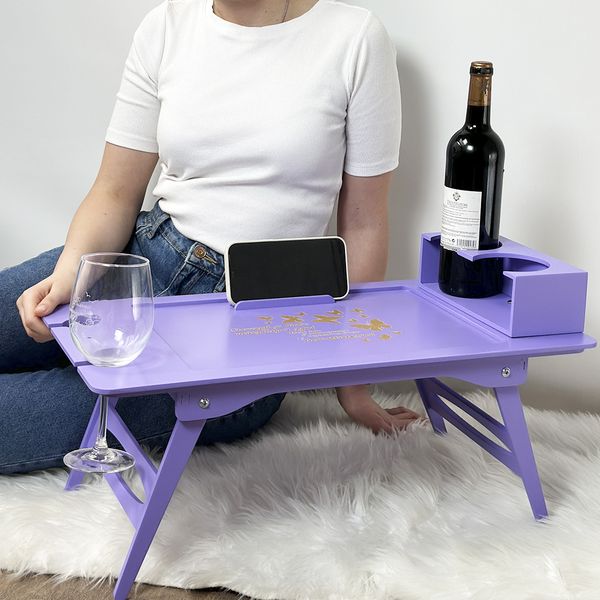 Breakfast table as a gift for a woman