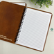 Notebook with wooden cover as a gift for a teacher