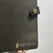 Wooden notebook with engraved company logo for gift