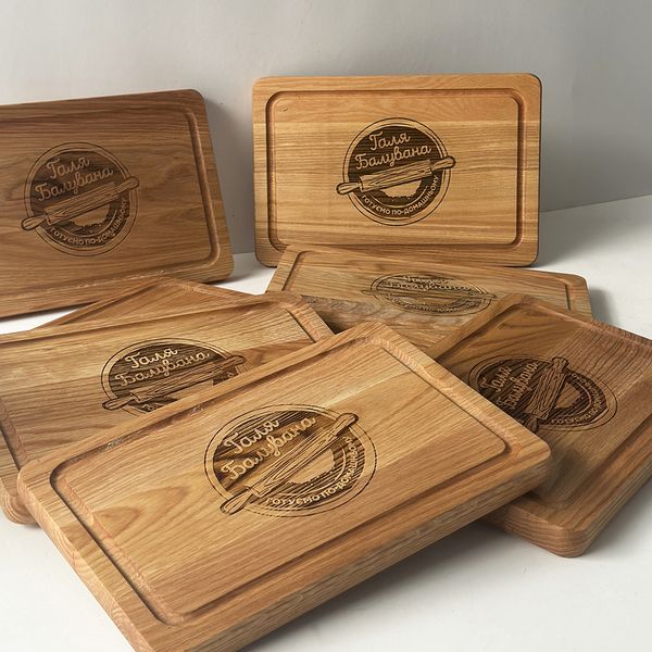 Kitchen boards with logo