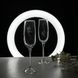 Pair of champagne glasses with "Mr&Mrs" engraving
