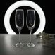 Парные бокалы для шампанского с гравировкой "Mr&Mrs" фото 1