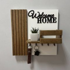 Designer wall key holder in three colors