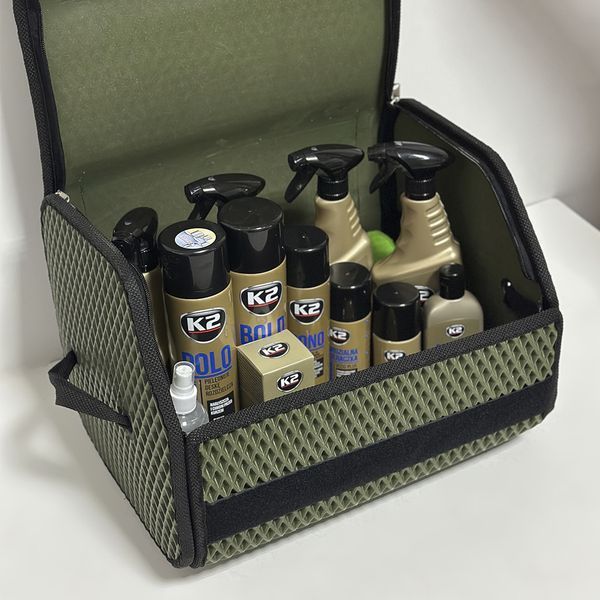 Car organizer with a set of car chemicals "Pro Expert" 1