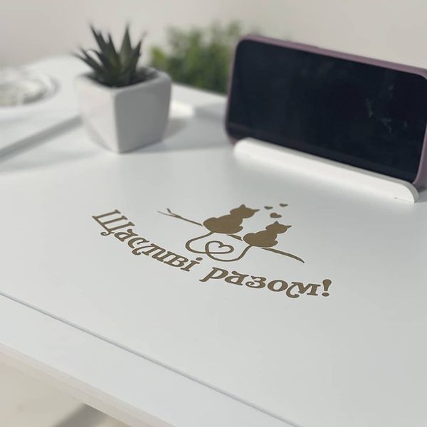 Breakfast in bed table for family in white