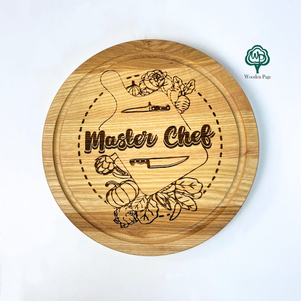 Round kitchen board as a gift