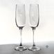 Свадебные бокалы для шампанского с гравировкой "Mr&Mrs" фото 6