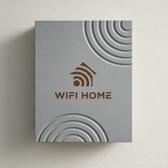 Настінна поличка для роутера WI-FI в сірому кольорі