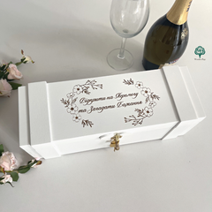 Коробка для шампанского Открыть на победу и загадать желание