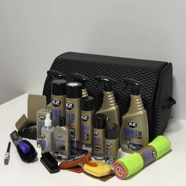 Car organizer with a set of car chemicals "Pro Expert" 1 for a gift