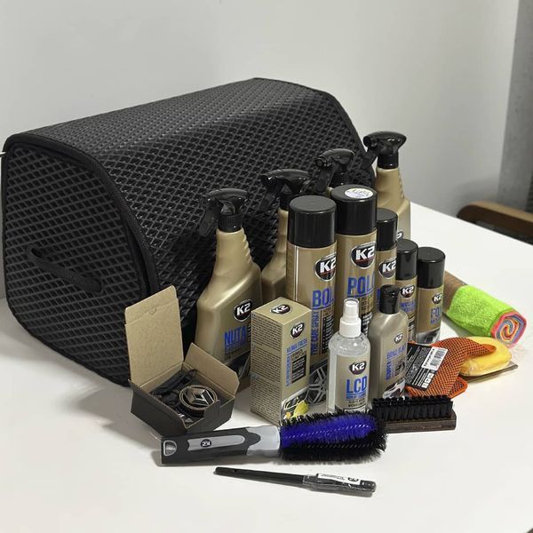 Car organizer with a set of car chemicals "Pro Expert" 1 for a gift
