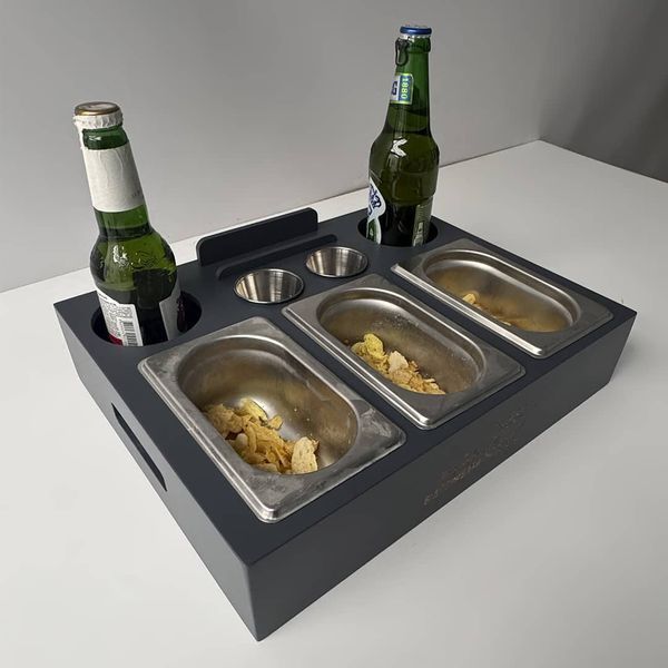 Beer box with engraving for a man