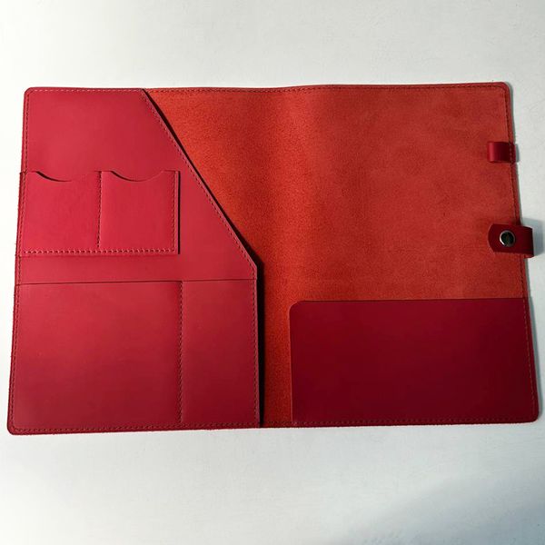 Leather document folder as a gift for a woman lawyer