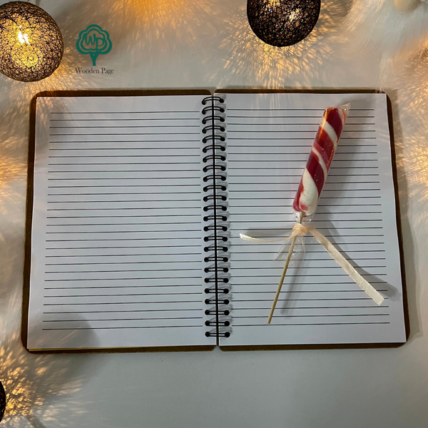 Notepad with personalized engraving for a New Year gift