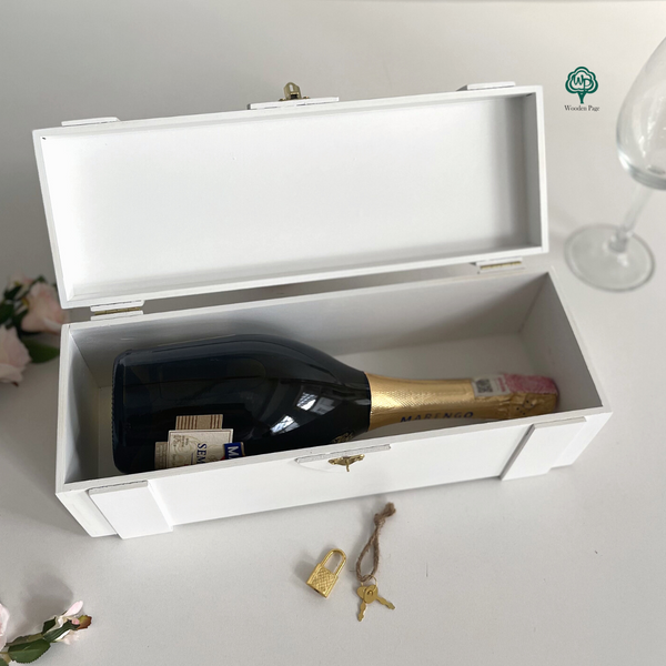 Коробка для шампанського Відкрити на перемогу та загадати бажання