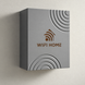 Настінна поличка для роутера WI-FI в сірому кольорі фото 2
