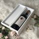 Wedding wine box with the names of the newlyweds