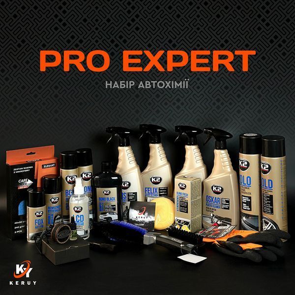Car organizer with a set of car chemicals "Pro Expert" 1