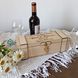 Wooden capsule for storing wedding wine