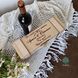 Wooden capsule for storing wedding wine