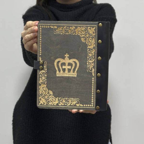 Notebook with engraved name for a man