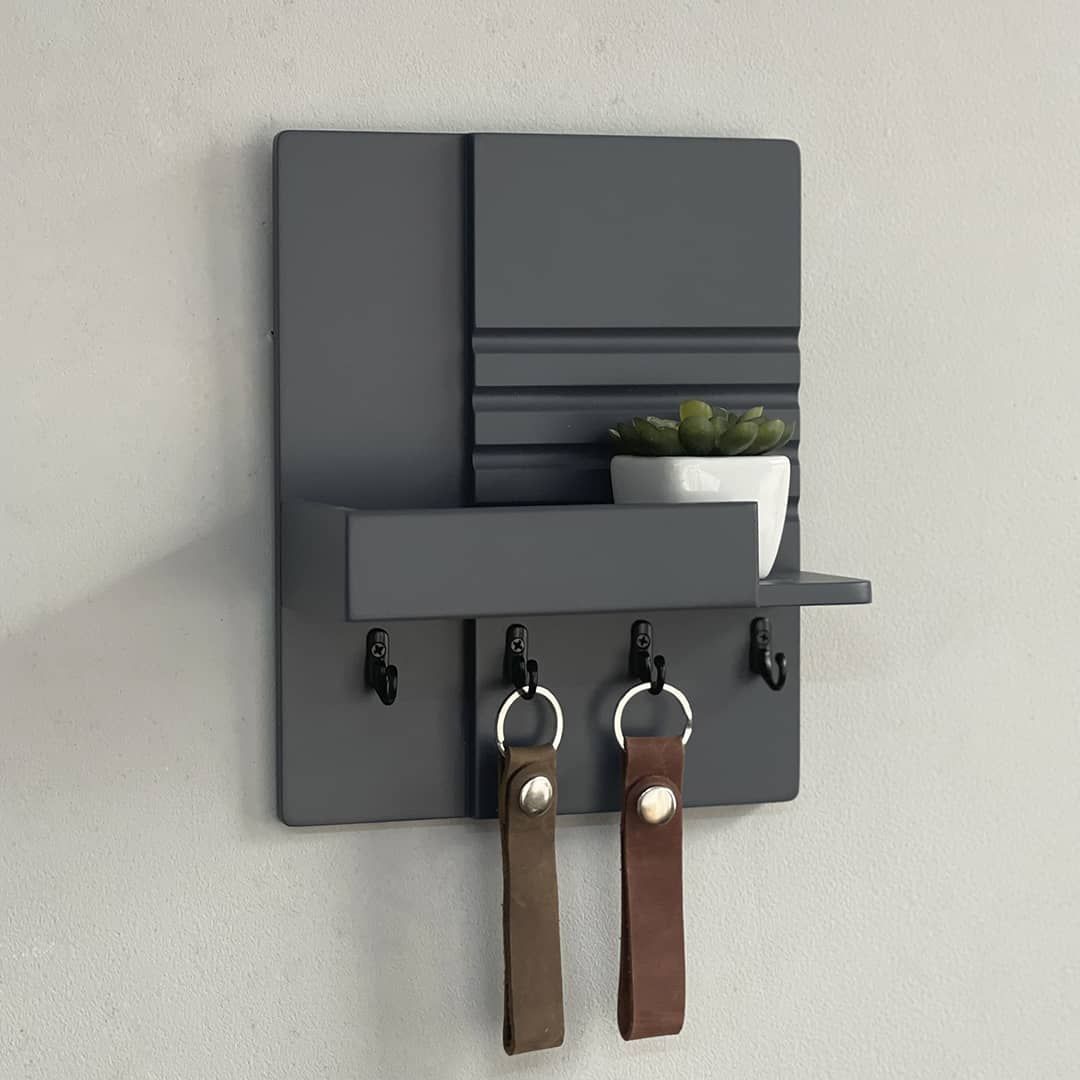 Designer mini key holder in graphite color buy in Ukraine