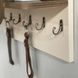 Designer key holder with shelf in trendy colors