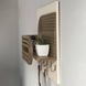 Designer key holder with shelf in trendy colors