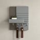 Designer key holder in shades of gray