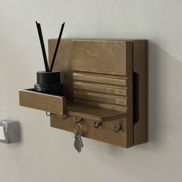 Designer Art Deco style key holder for a shield
