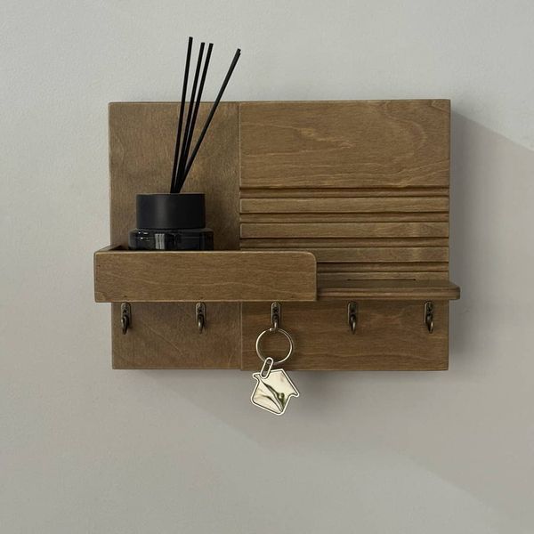 Designer Art Deco style key holder for a shield