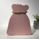 Piggy bank with baby elephant in powder color