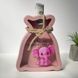Piggy bank with baby elephant in powder color