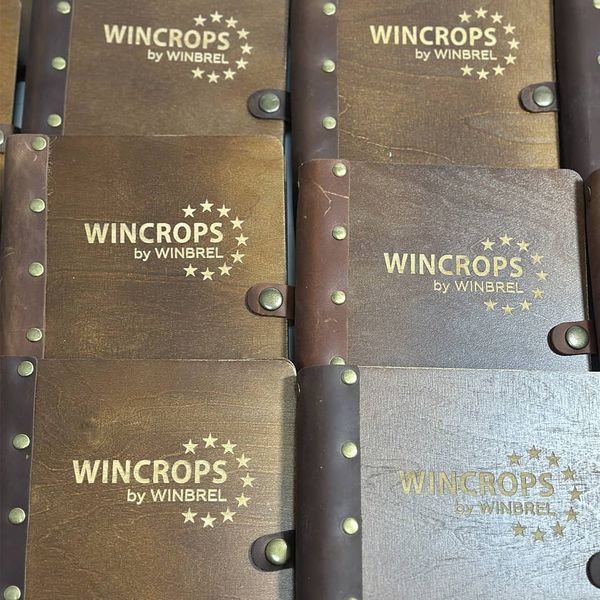 Gift notebooks with company logo