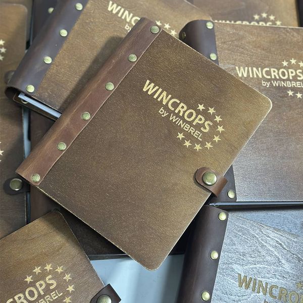 Gift notebooks with company logo