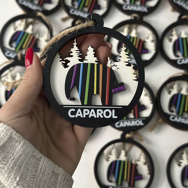 Брендированная новогодняя елочная игрушка с вашим логотипом