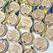 Two-sided name medals for graduates made of wood