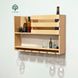 Wooden wall shelf for drinks Glory Medium