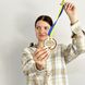 Two-sided name medals for graduates made of wood